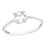 Sparkling - 925 Sterling Silver Rings with CZ SD42678