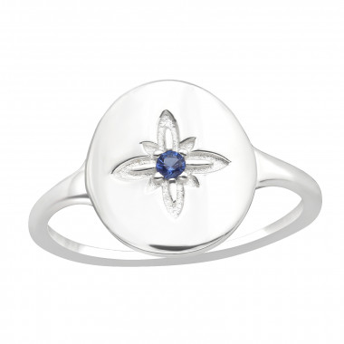 Northern Star - 925 Sterling Silver Rings with CZ SD43591