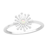 Twinkling Star - 925 Sterling Silver Rings with CZ SD43594