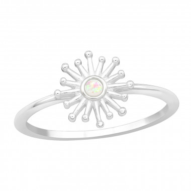 Twinkling Star - 925 Sterling Silver Rings with CZ SD43594