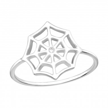 Spider Web - 925 Sterling Silver Rings with CZ SD43857