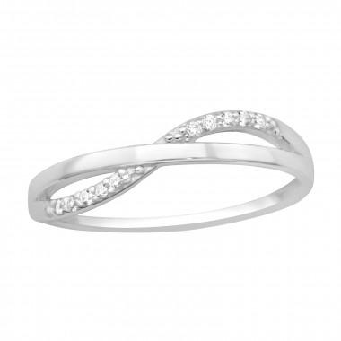 Infinity - 925 Sterling Silver Rings with CZ SD46148