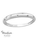 Stars - 925 Sterling Silver Rings with CZ SD47143