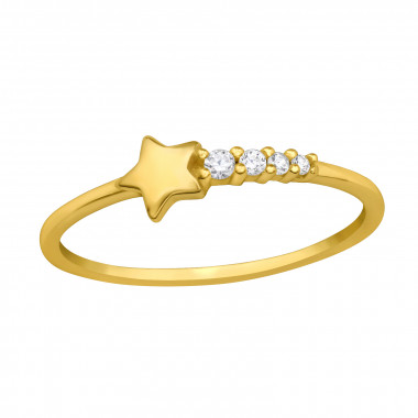 Star - 925 Sterling Silver Rings with CZ SD47808