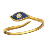 Evil Eye - 925 Sterling Silver Rings with CZ SD50391