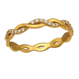 Braid - 925 Sterling Silver Rings with CZ SD51246