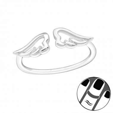 Wing - 925 Sterling Silver Midi Rings SD19930