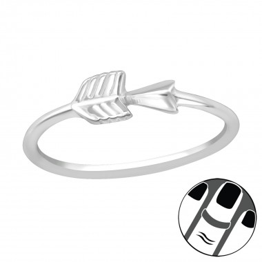 Arrow - 925 Sterling Silver Midi Rings SD19937