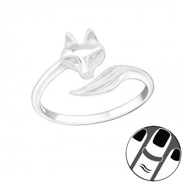 Fox - 925 Sterling Silver Midi Rings SD20988