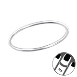 0.8Mm Band - 925 Sterling Silver Midi Rings SD32483