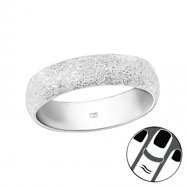 6mm Diamond Dust - 925 Sterling Silver Midi Rings SD38869