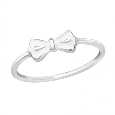 Ribbon - 925 Sterling Silver Simple Rings SD23484