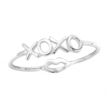 Xoxo And Lip - 925 Sterling Silver Simple Rings SD24609