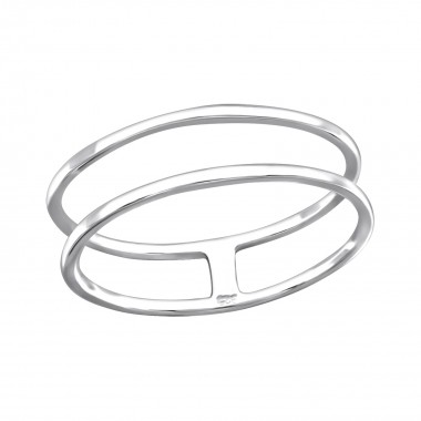 Round - 925 Sterling Silver Simple Rings SD26825