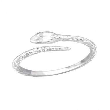 Snake - 925 Sterling Silver Simple Rings SD30517