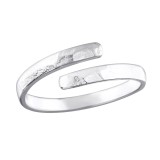 Open - 925 Sterling Silver Simple Rings SD32282