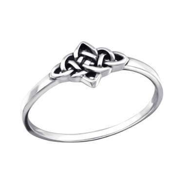 Celtic - 925 Sterling Silver Simple Rings SD32289