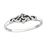 Celtic - 925 Sterling Silver Simple Rings SD32295