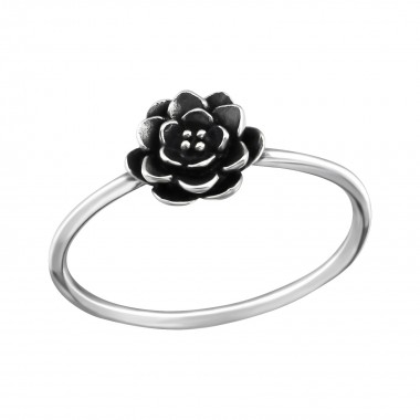 Flower - 925 Sterling Silver Simple Rings SD32302