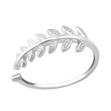 Branch - 925 Sterling Silver Simple Rings SD33823