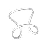Open - 925 Sterling Silver Simple Rings SD35097