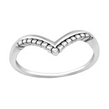 Heart - 925 Sterling Silver Simple Rings SD35680