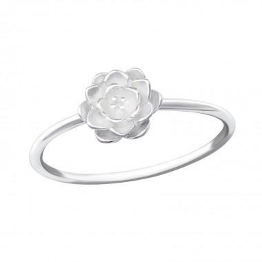 Flower - 925 Sterling Silver Simple Rings SD36162