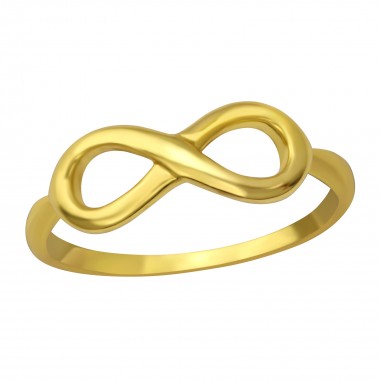 Infinity - 925 Sterling Silver Simple Rings SD36406