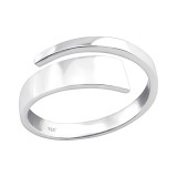 Open - 925 Sterling Silver Simple Rings SD36759