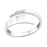 Open - 925 Sterling Silver Simple Rings SD36759