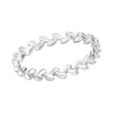 Branch - 925 Sterling Silver Simple Rings SD37907