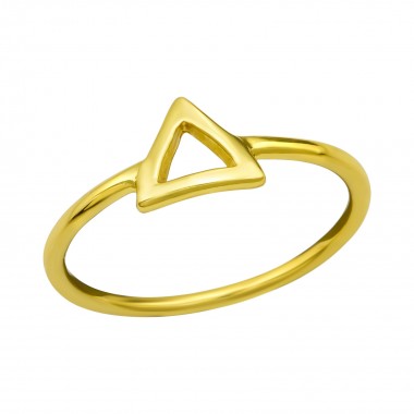 Triangle - 925 Sterling Silver Simple Rings SD38524