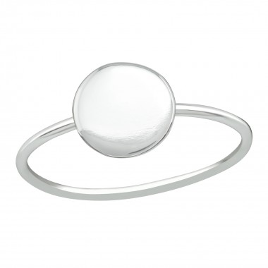 Round - 925 Sterling Silver Simple Rings SD38947