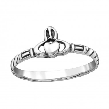 Heart - 925 Sterling Silver Simple Rings SD38978