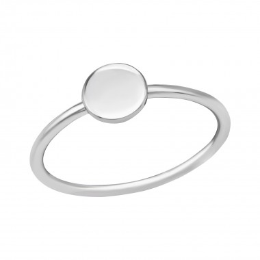 Round - 925 Sterling Silver Simple Rings SD39369