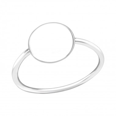 Round - 925 Sterling Silver Simple Rings SD39370