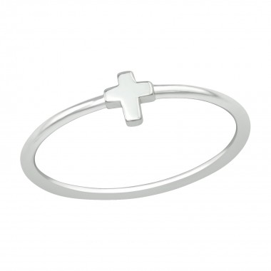 Cross - 925 Sterling Silver Simple Rings SD39499