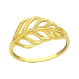 Leaves - 925 Sterling Silver Simple Rings SD39562