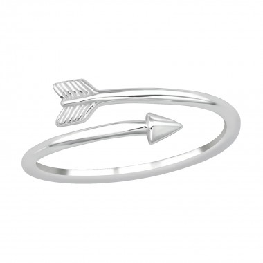 Arrow - 925 Sterling Silver Simple Rings SD39659