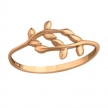 Branches - 925 Sterling Silver Simple Rings SD39662