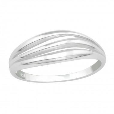 Stackable - 925 Sterling Silver Simple Rings SD40058