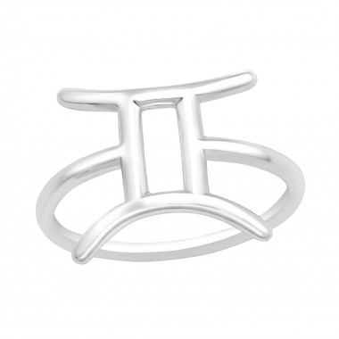 Geming Zodiac Sign - 925 Sterling Silver Simple Rings SD40624