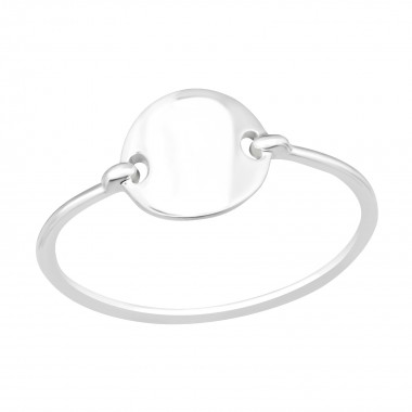 Round - 925 Sterling Silver Simple Rings SD41066