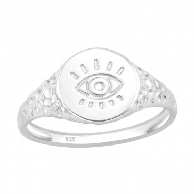 Evil Eye - 925 Sterling Silver Simple Rings SD41389