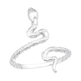 Snake - 925 Sterling Silver Simple Rings SD41394