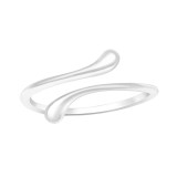 Open - 925 Sterling Silver Simple Rings SD41435