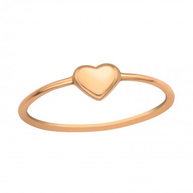Heart - 925 Sterling Silver Simple Rings SD41662
