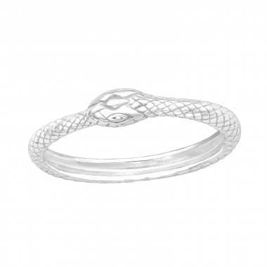 Snake - 925 Sterling Silver Simple Rings SD42459