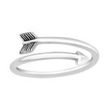 Arrow - 925 Sterling Silver Simple Rings SD42770