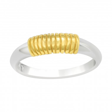 Coil Wrap - 925 Sterling Silver Simple Rings SD42813
